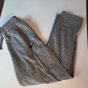 Nike Therma-FIT Kids Joggers Heather gray SZ XL Athletic Loungewear Relaxed Fit